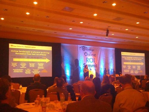 Marilou Barsam at the TechTarget Online ROI Summit