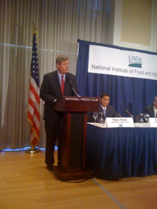 Agriculture Secretary Vilsack speaks at the National Press Club